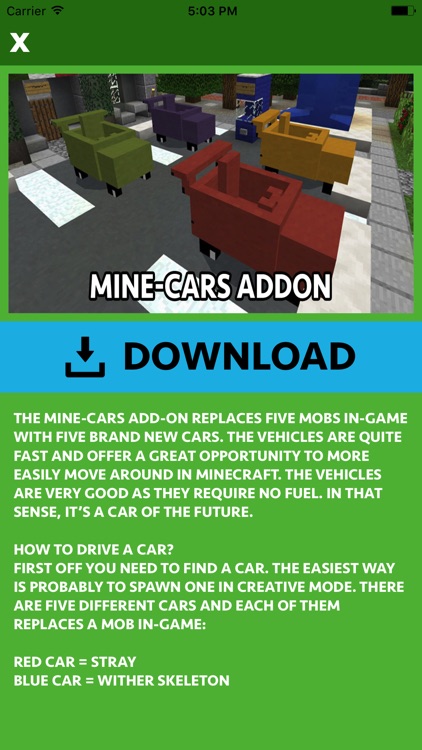 CARS ADDONS FOR MINECRAFT POCKET EDITION (PE) screenshot-4