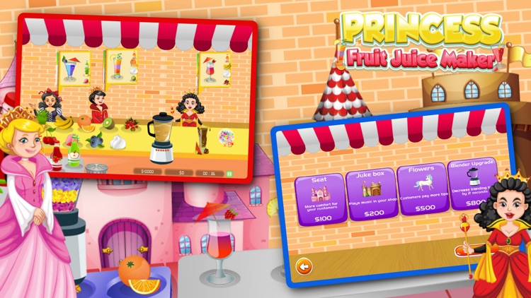 Princess Fruit Juice Maker - cooking game for kids