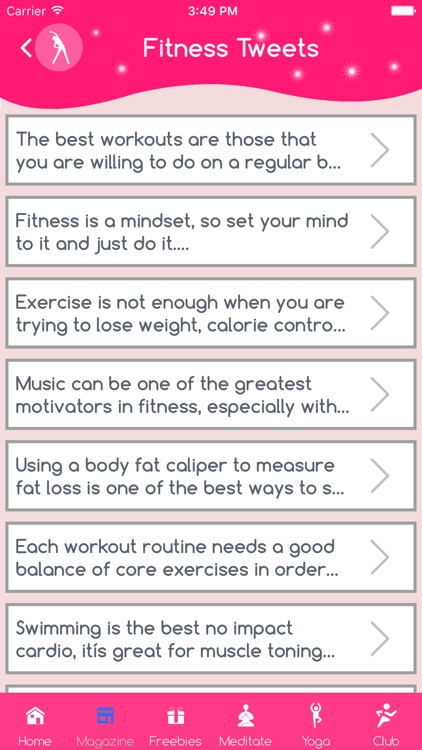 Exercise plan