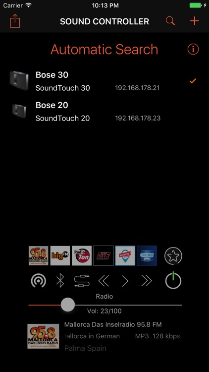 Controller for BOSE SoundTouch Systems