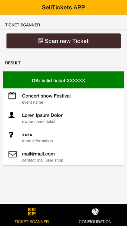SellTickets APP