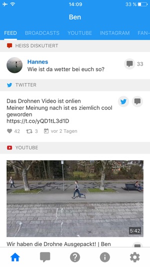 Ben-YouTuber | Offizielle App