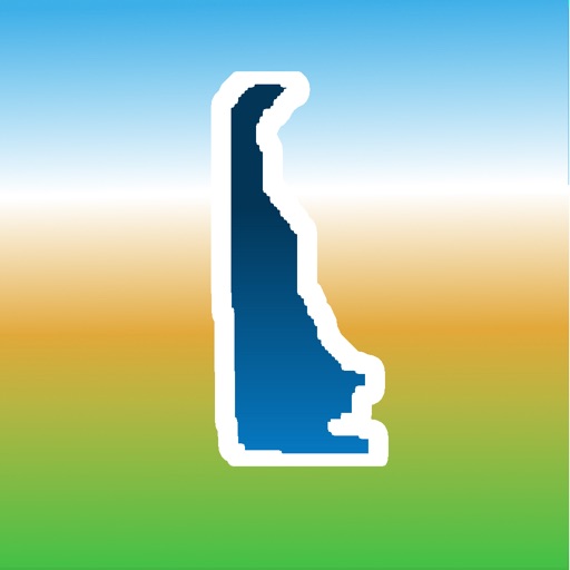 Aqua Map Delaware DE Lakes - GPS Nautical Charts icon