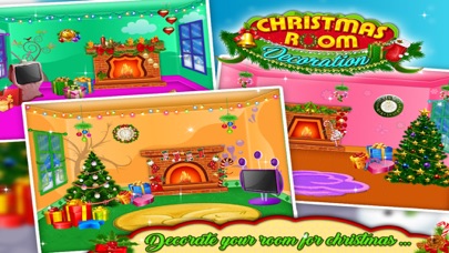 How to cancel & delete Christmas Room Decoration - Free kids game from iphone & ipad 4