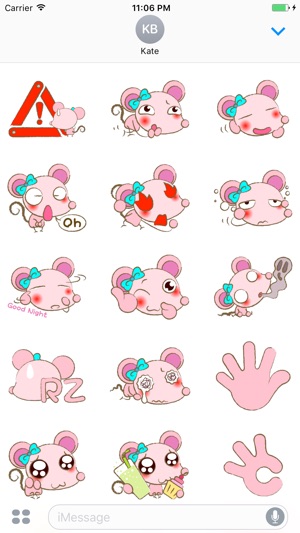 Graham The Cute Rat Stickers(圖2)-速報App