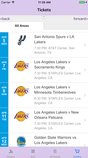 Team Info - for LA Lakers(圖5)-速報App