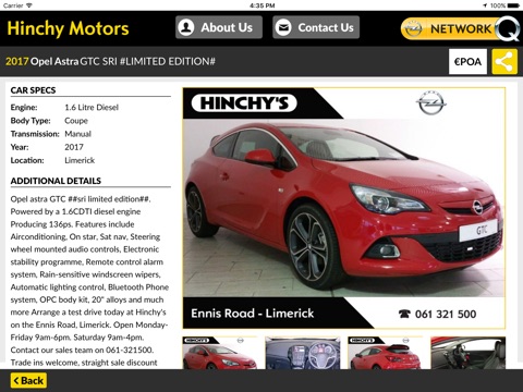 Hinchy Motors Opel screenshot 3