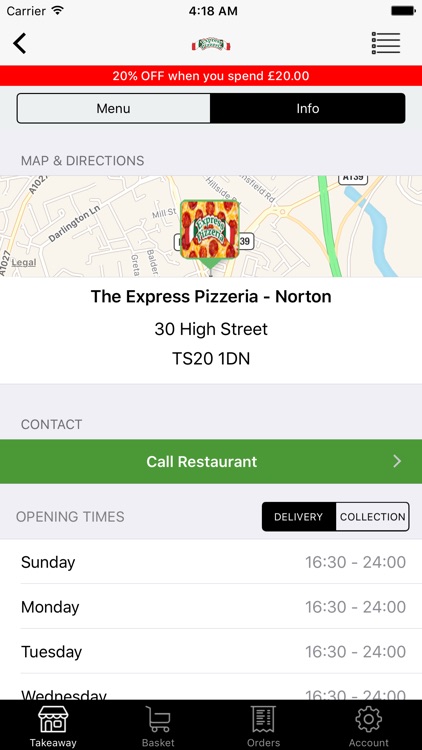 The Express Pizzeria