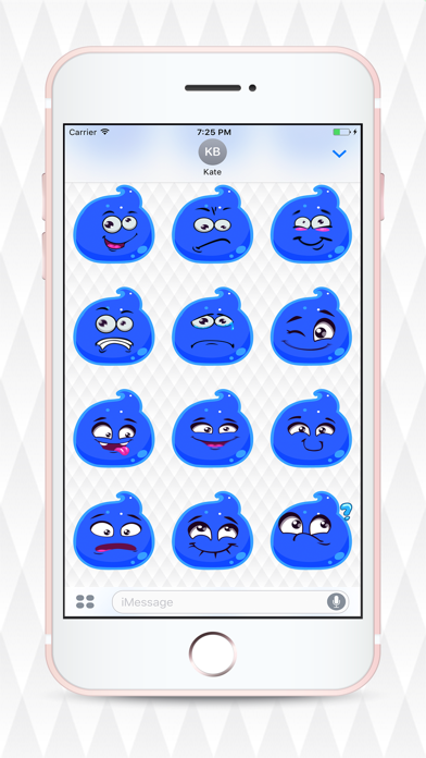 How to cancel & delete Blue Jelly Cute Animated Stickers for Messaging from iphone & ipad 2