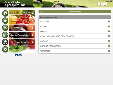 PLM Agroquímicos for iPad screenshot 4