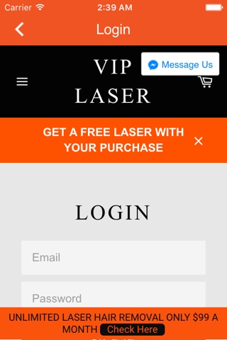 VIP Laser screenshot 3