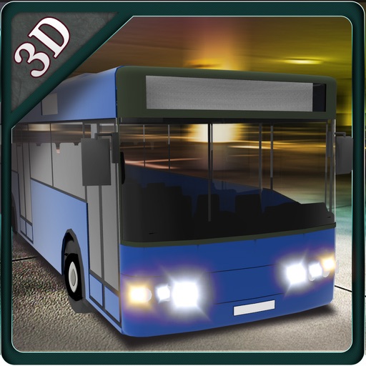 3D Bus Parking- City Driving Test Simulator Icon