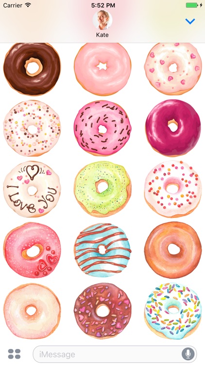 Donuts love - Stickers for iMessage