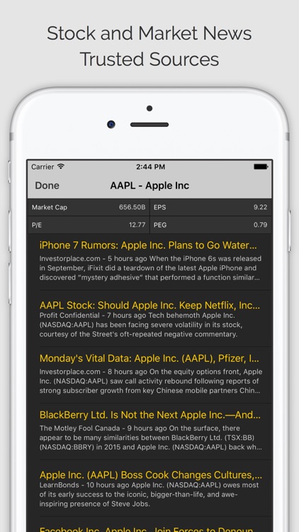 STOCKS PRO: Stocks & Stock Market Tracker screenshot-4