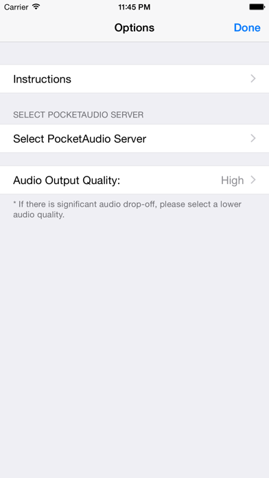 PocketAudio (Microphone) Screenshot 2