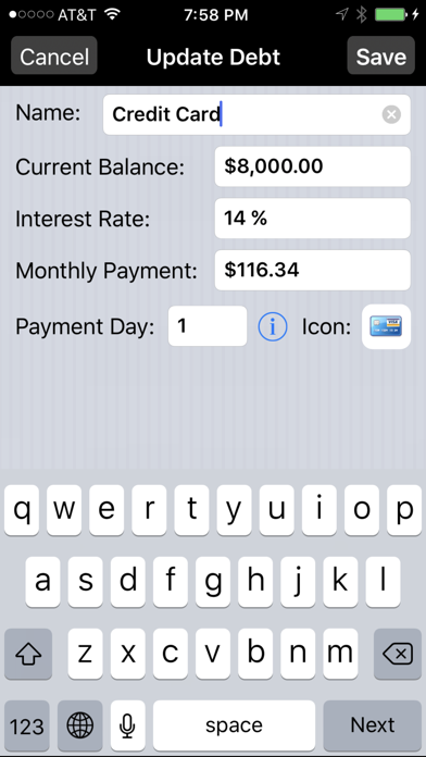 How to cancel & delete Debt Payoff Pro from iphone & ipad 3