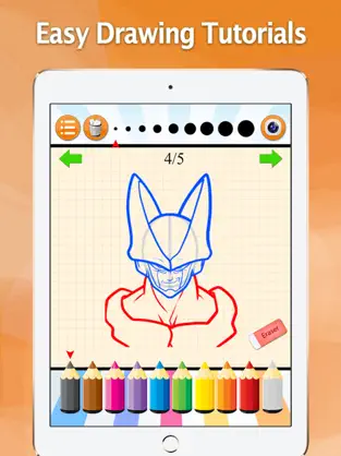 Obrázek 3 How to Draw for Dragon Ball Z Drawing and Coloring iphone