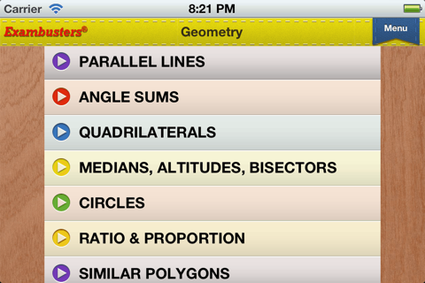 GRE Prep Math Flashcards Exambusters screenshot 3