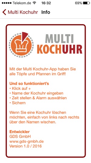 Koch Uhr