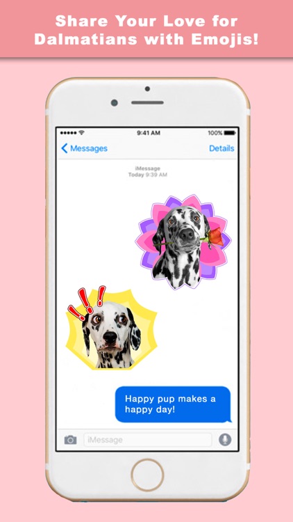 Dalmation Love - Stickers & Keyboard For Dogs