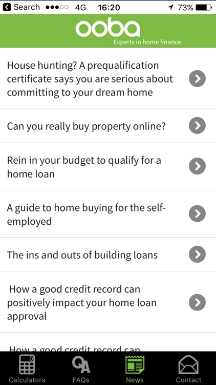 ooba home finance app