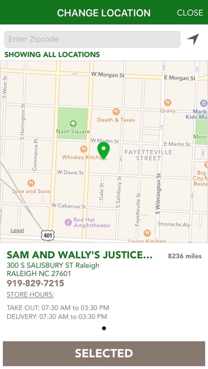 Sam and Wallys Justice Center Cafe