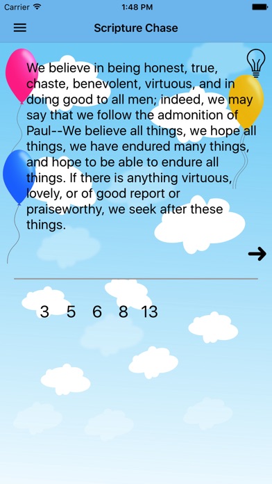 LDS Scripture Balloon Pop screenshot 3