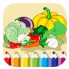 Kids Vegetables Coloring Book Games Free Version