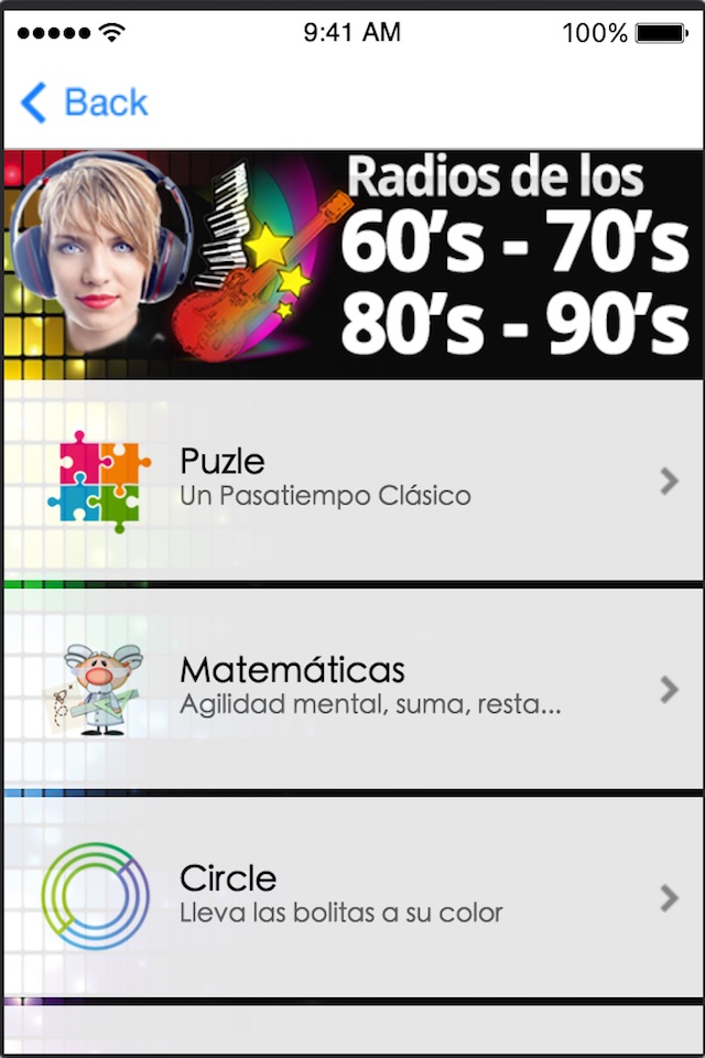 Radios de los 60 70 80 y 90 screenshot 2