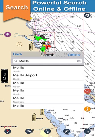 Boating Melilla Nautical Chart screenshot 3