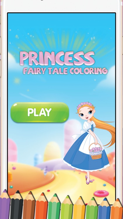 Princess Fairy Tale Coloring Book