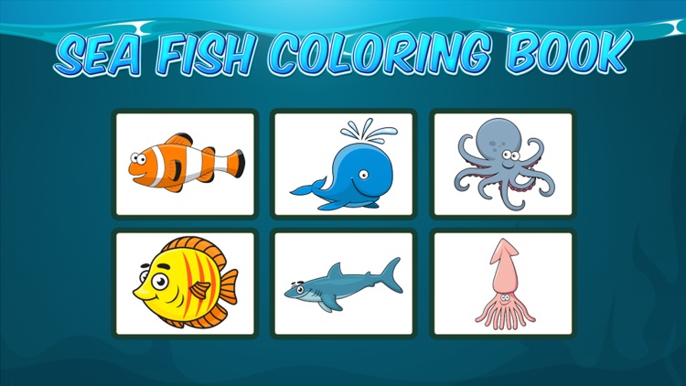 Coloring Book Sea Fish : color pages for me - free