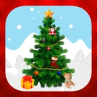 Decorate and create Christmas tree with stickers