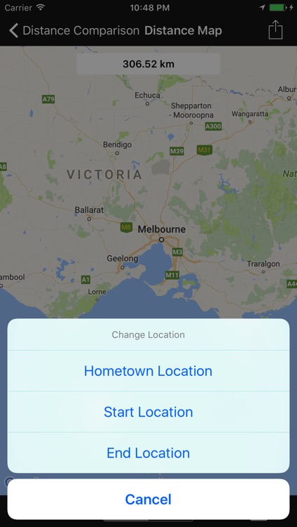 Distance Comparison Map Pro screenshot-3