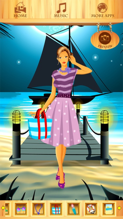 Dress Up Beach Girl screenshot-3