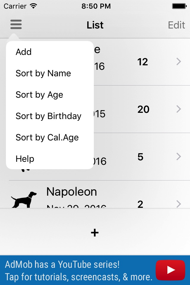 Dog Age Manager screenshot 2