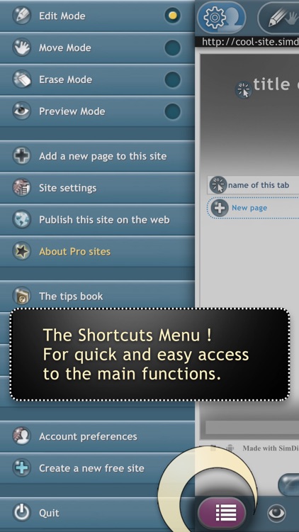 SimDif Website builder helps you create a web site screenshot-4