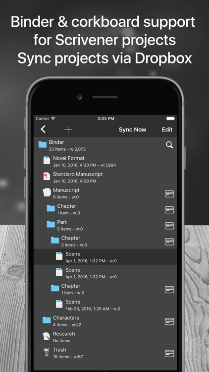 Scrivo Pro− Scrivener Writers