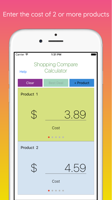 How to cancel & delete Shopping Compare Calculator from iphone & ipad 1