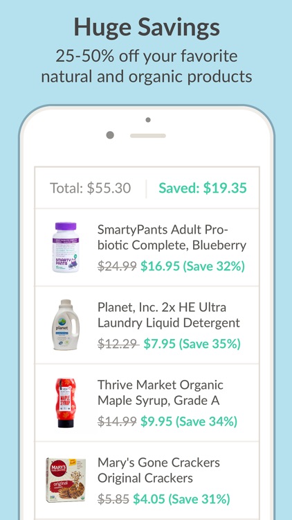 Thrive Market - Organic Healthy Food Delivery screenshot-0