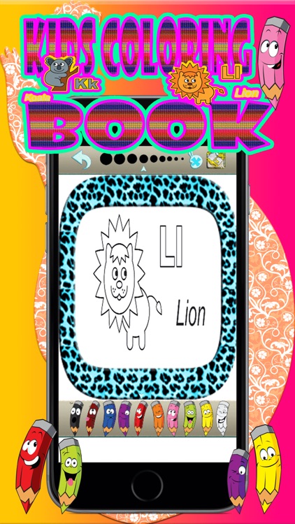 Animal A To Z coloring book screenshot-3