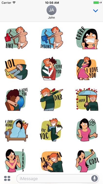 Valentine's Day - Love Stickers