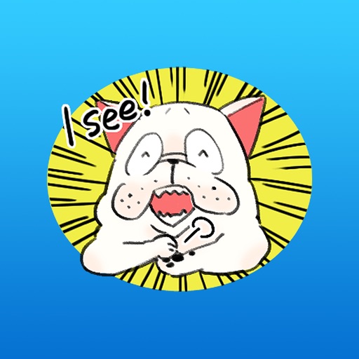 Enid The Funny Bulldog Stickers icon