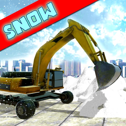 Real-istic Excavator Snow Plow Sim-ulator Crane icon