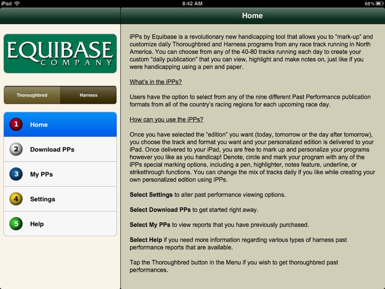 Ipps By Equibase By Trackmaster An Equibase Company