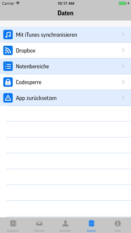 Notenbuch für Lehrkräfte screenshot-4