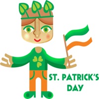 St Patricks Day stickers by Petra Stefankova