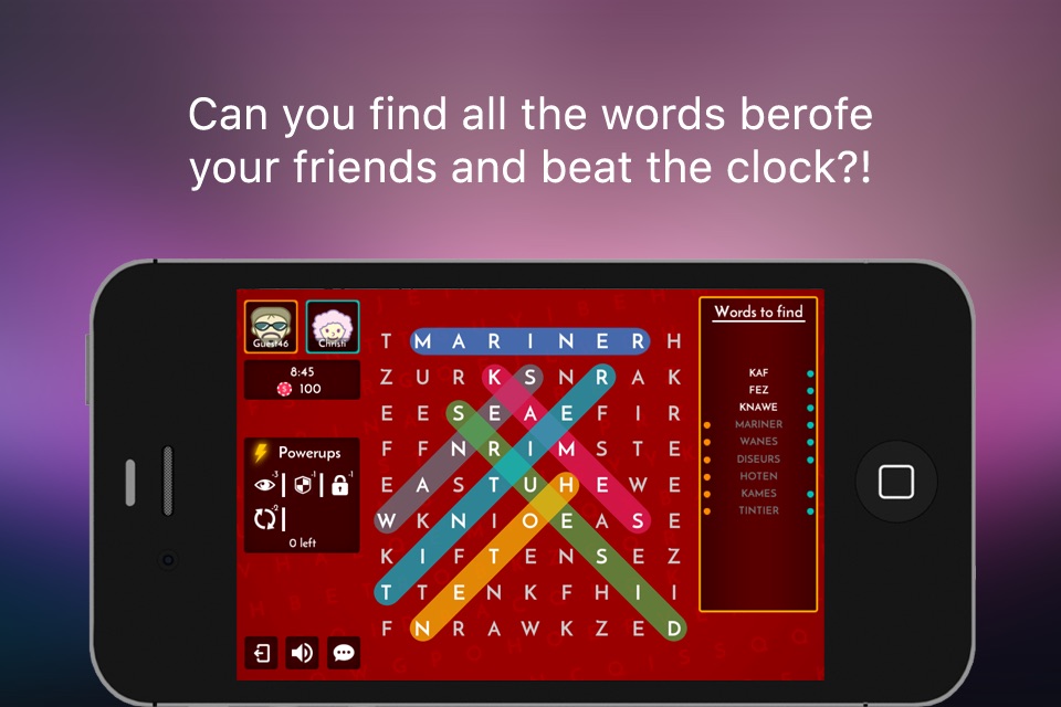 Word Search Puzzles - Multiplayer Board Game screenshot 4