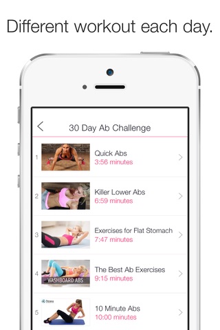 Bikini Body Abs - Flat Stomach Workouts for Women screenshot 3