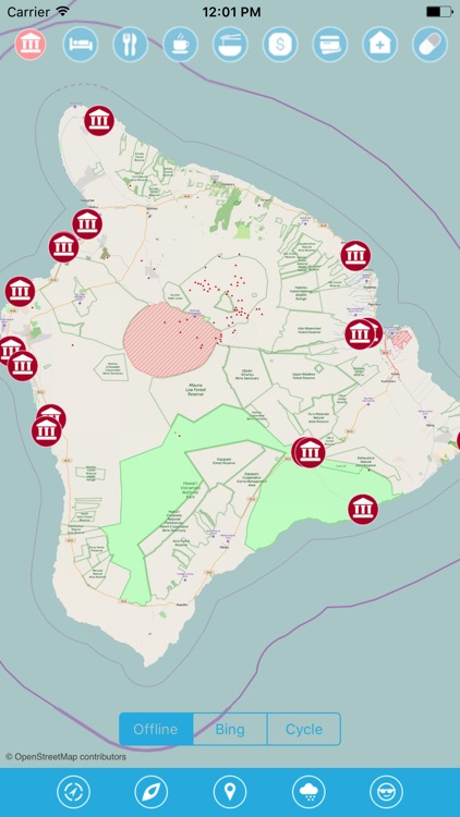 Big Island – Hawaii Offline Travel Map Guide